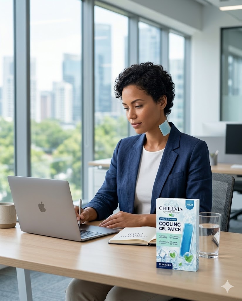 Chillvia Patch — Patchs de gel rafraîchissants pour adultes et enfants